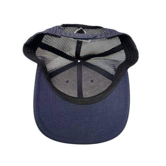 Columbia PFG Fishing Mesh Ball Cap Hat Performance Gear Snapback Navy Blue - Picture 9 of 16